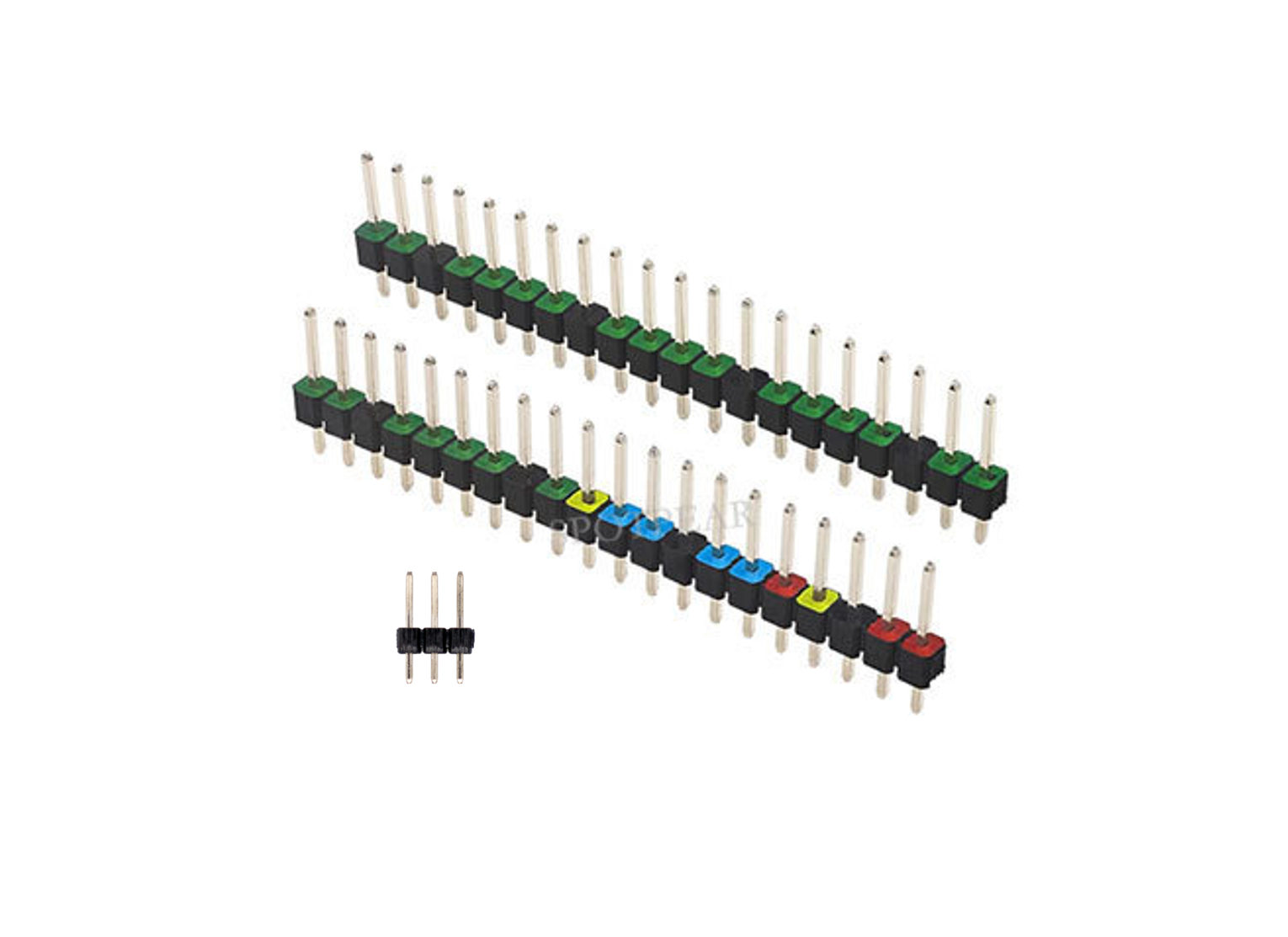 20ピンヘッダー×2本+3ピンヘッダー×1本(未実装、COR-RPI-PTS-2/RPI-PRT-002)