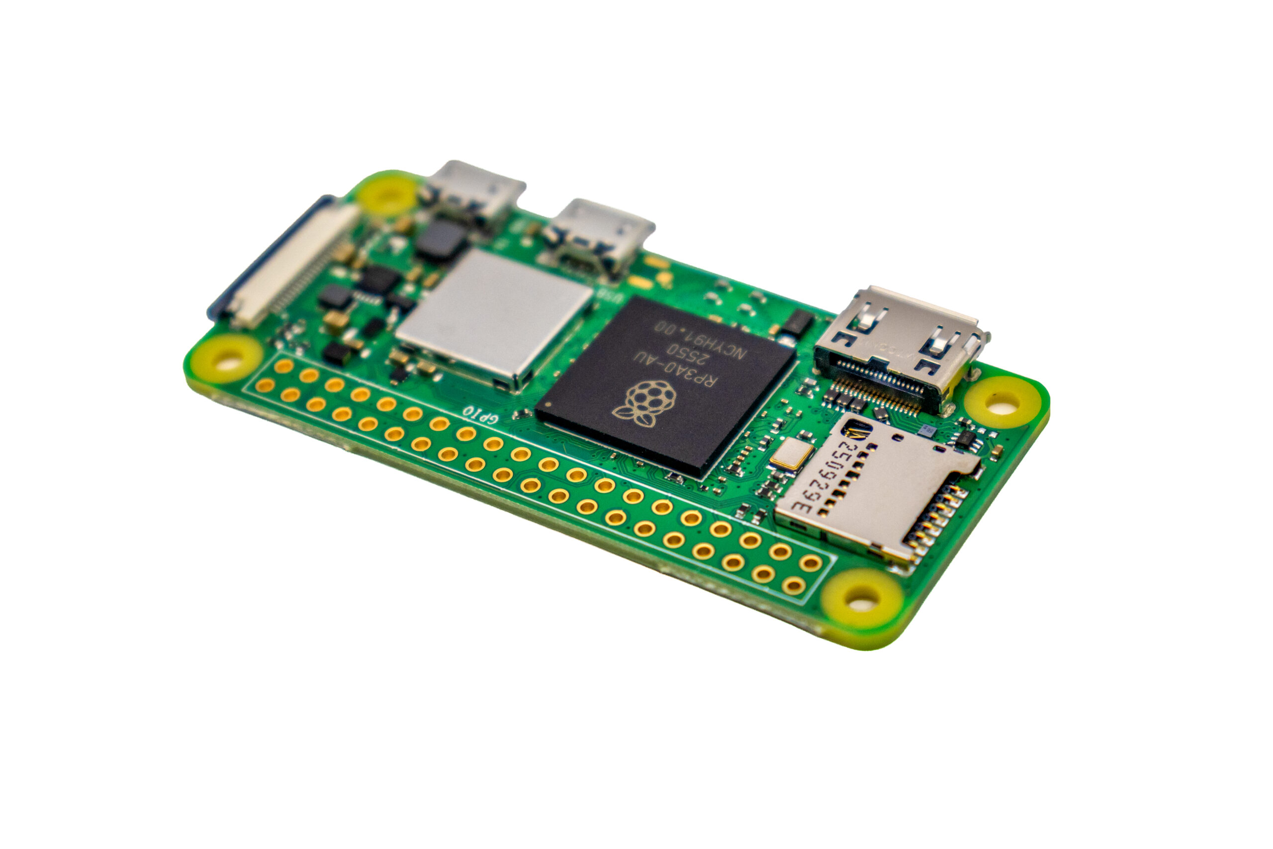 Raspberry Pi Zero 2 W 本体(斜め)