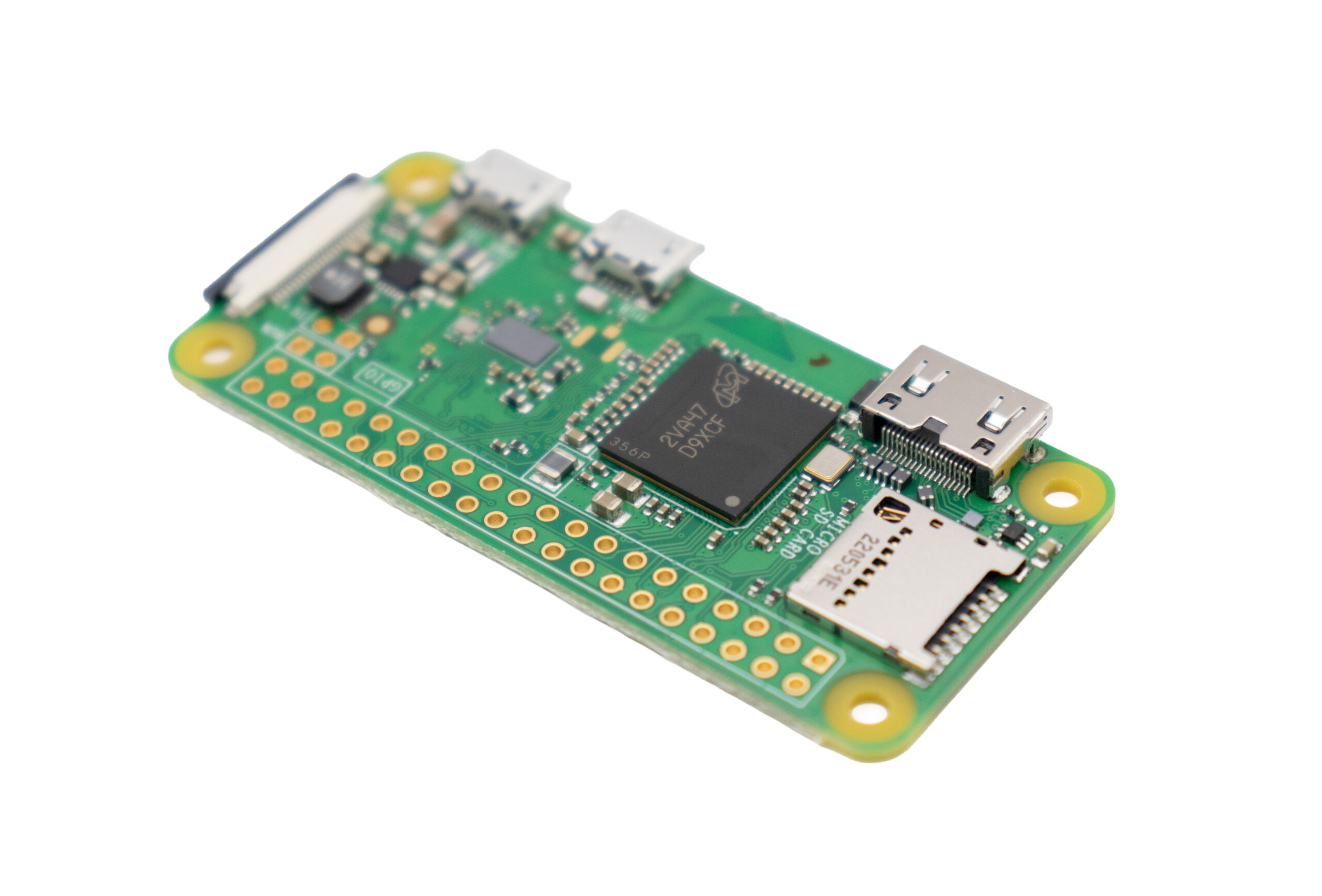 Raspberry Pi Zero W 本体(斜め)