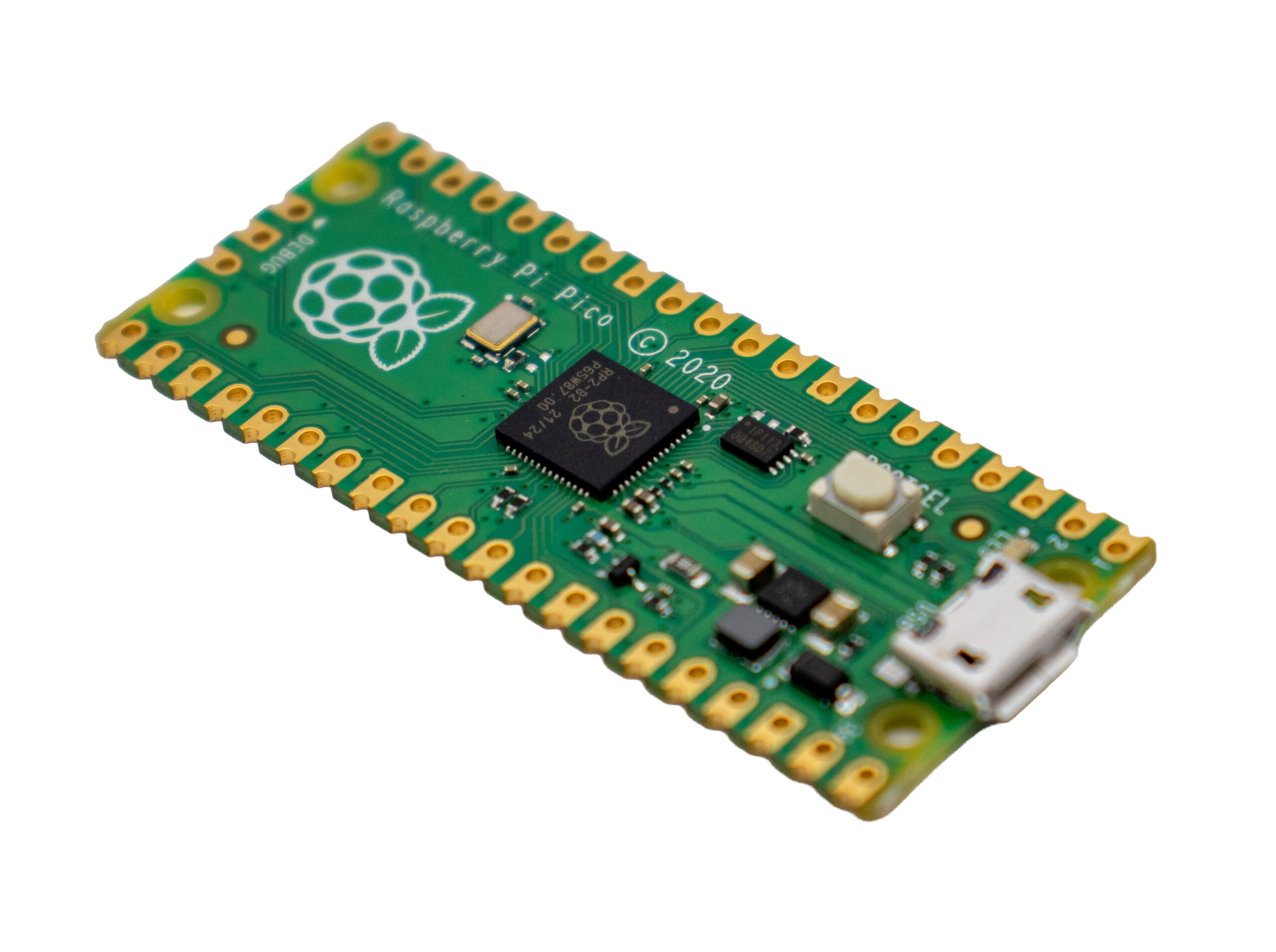 Raspberry Pi Pico 本体(斜め)