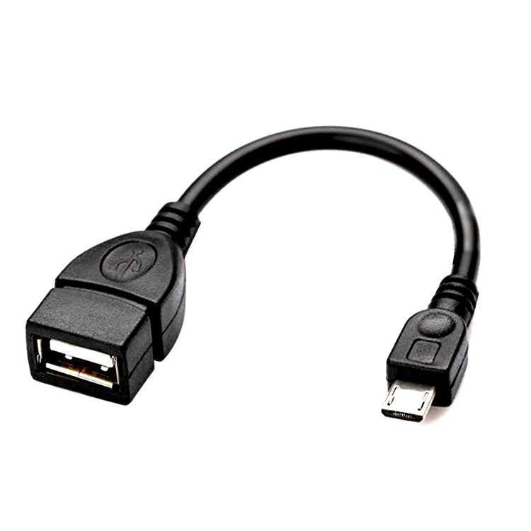 同梱OTG変換ケーブル(Micro USBオス/USB-Aメス、COR-RPI-PTS-25)